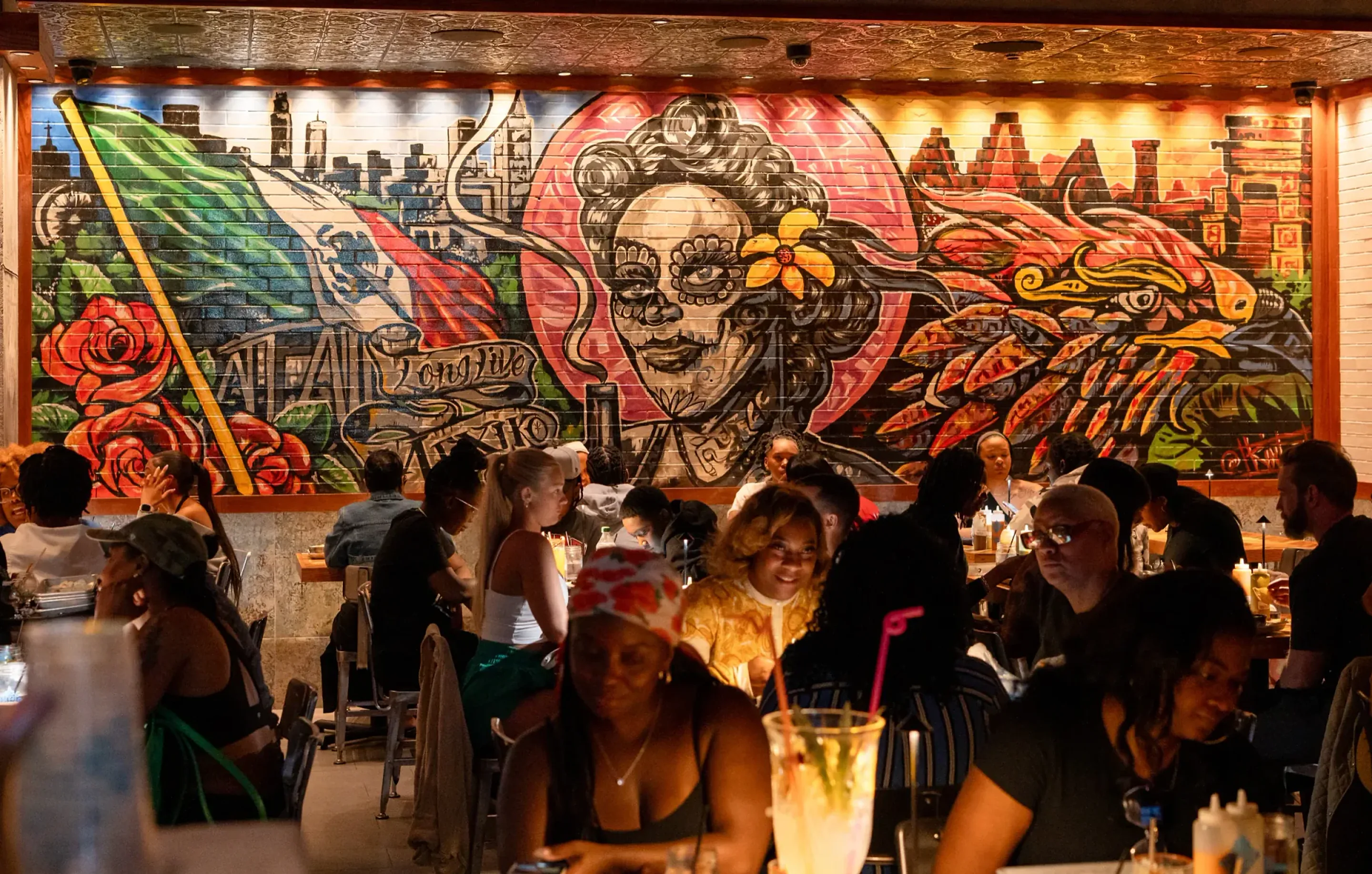 Rreal Tacos dining room in Atlanta