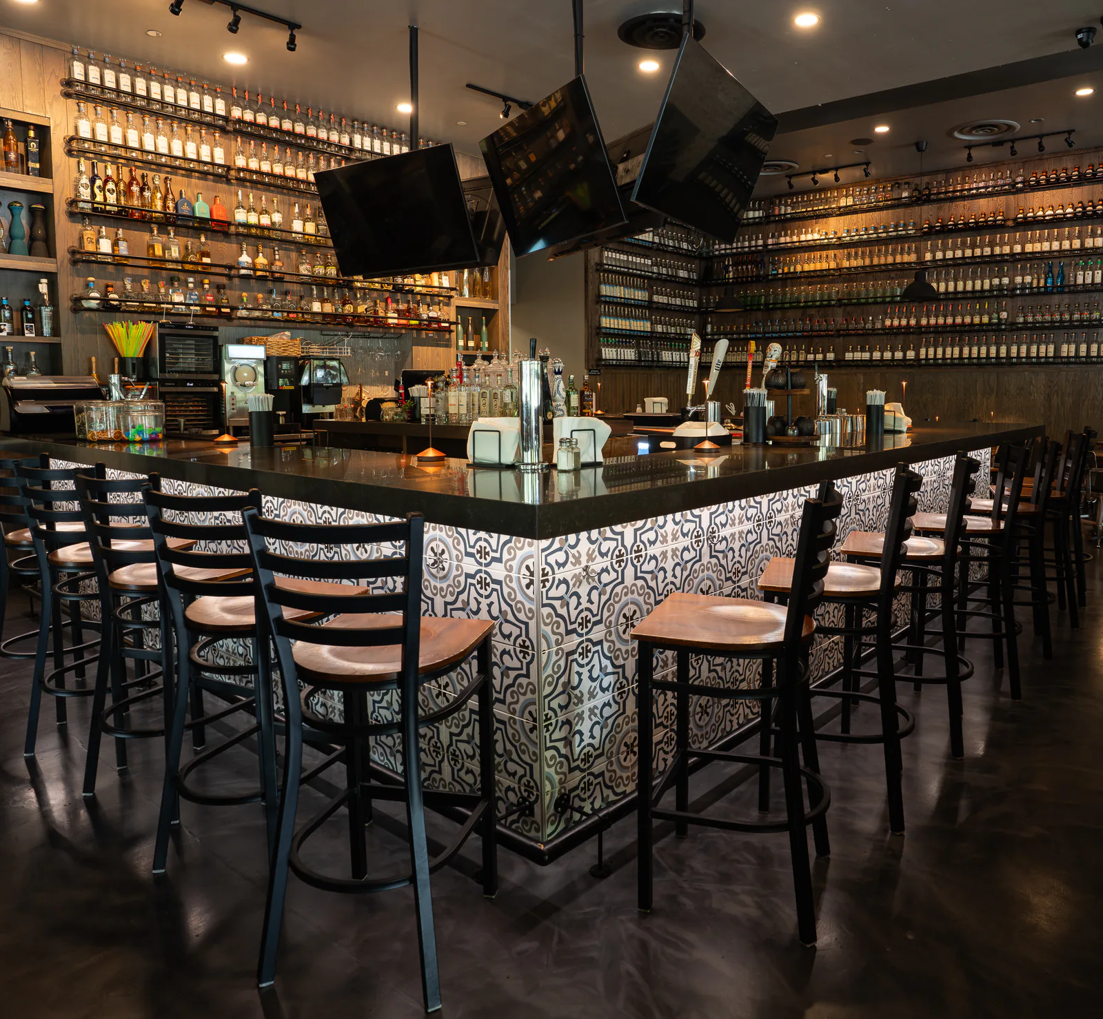 Rreal Tacos cumming dining room, brand identity applied across twelve rooms by Resto Experience