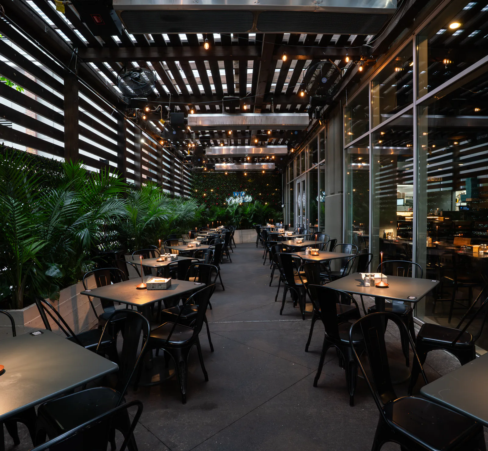 Rreal Tacos midtown dining room, brand identity applied across twelve rooms by Resto Experience