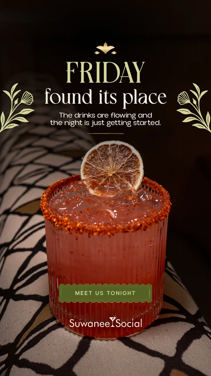Friday story: the drinks are flowing and the night is just getting started