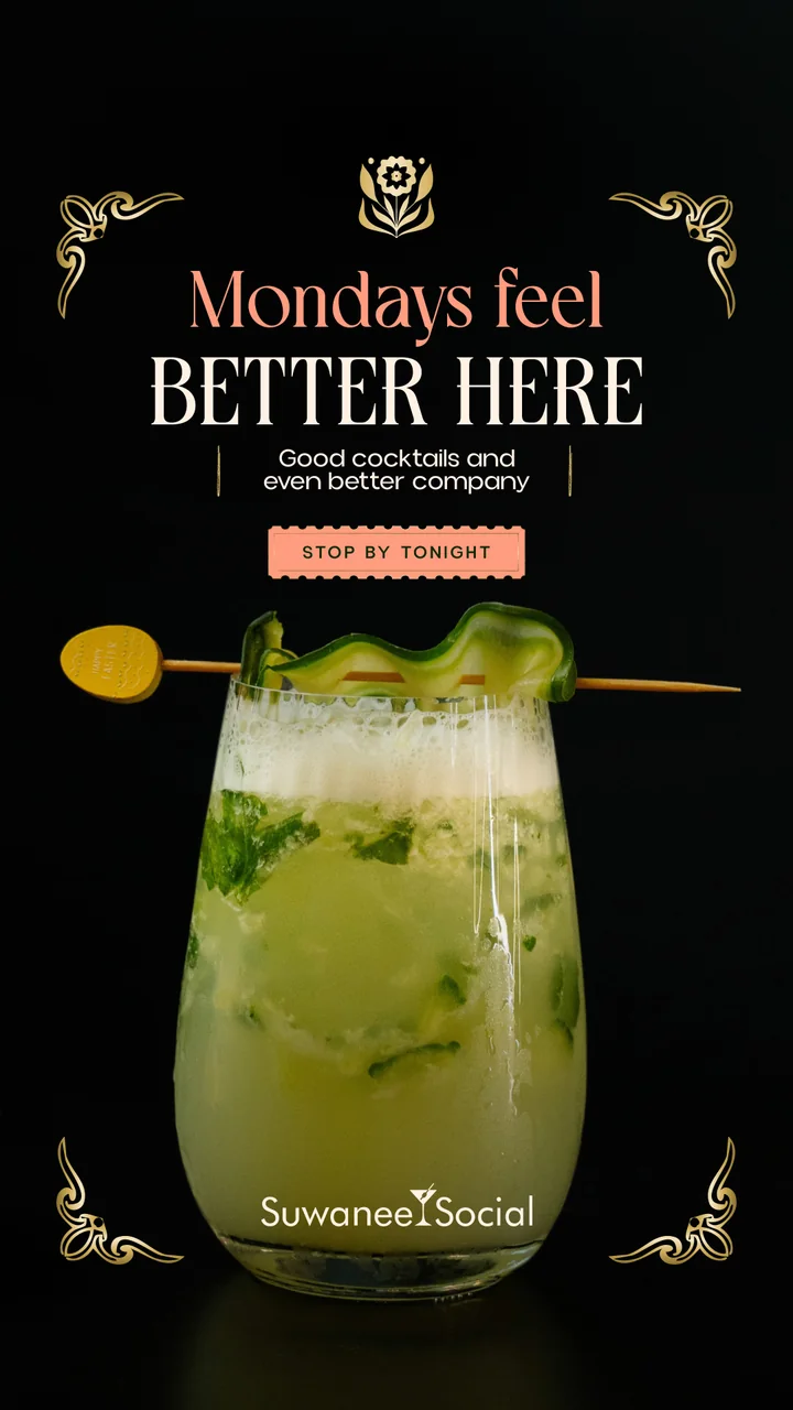 Mondays story: good cocktails and even better company