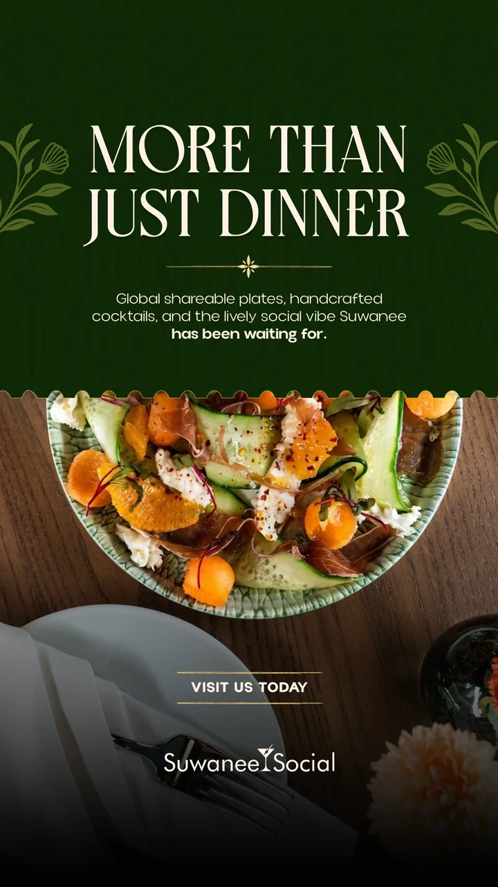 More than just dinner story: global shareable plates and handcrafted cocktails