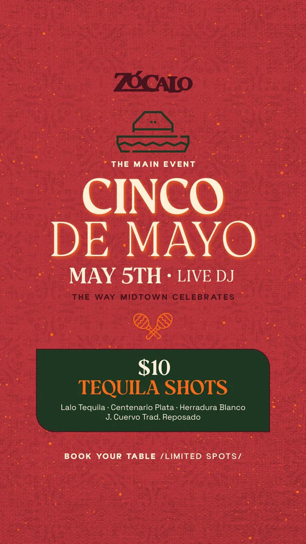Zócalo Cinco de Mayo story with the brand patterns. Restaurant content creation by Resto Experience