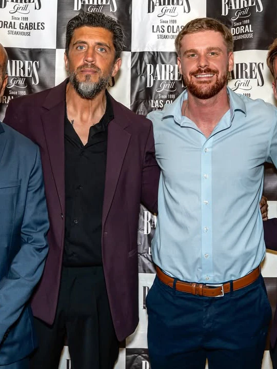 Partners at a restaurant event