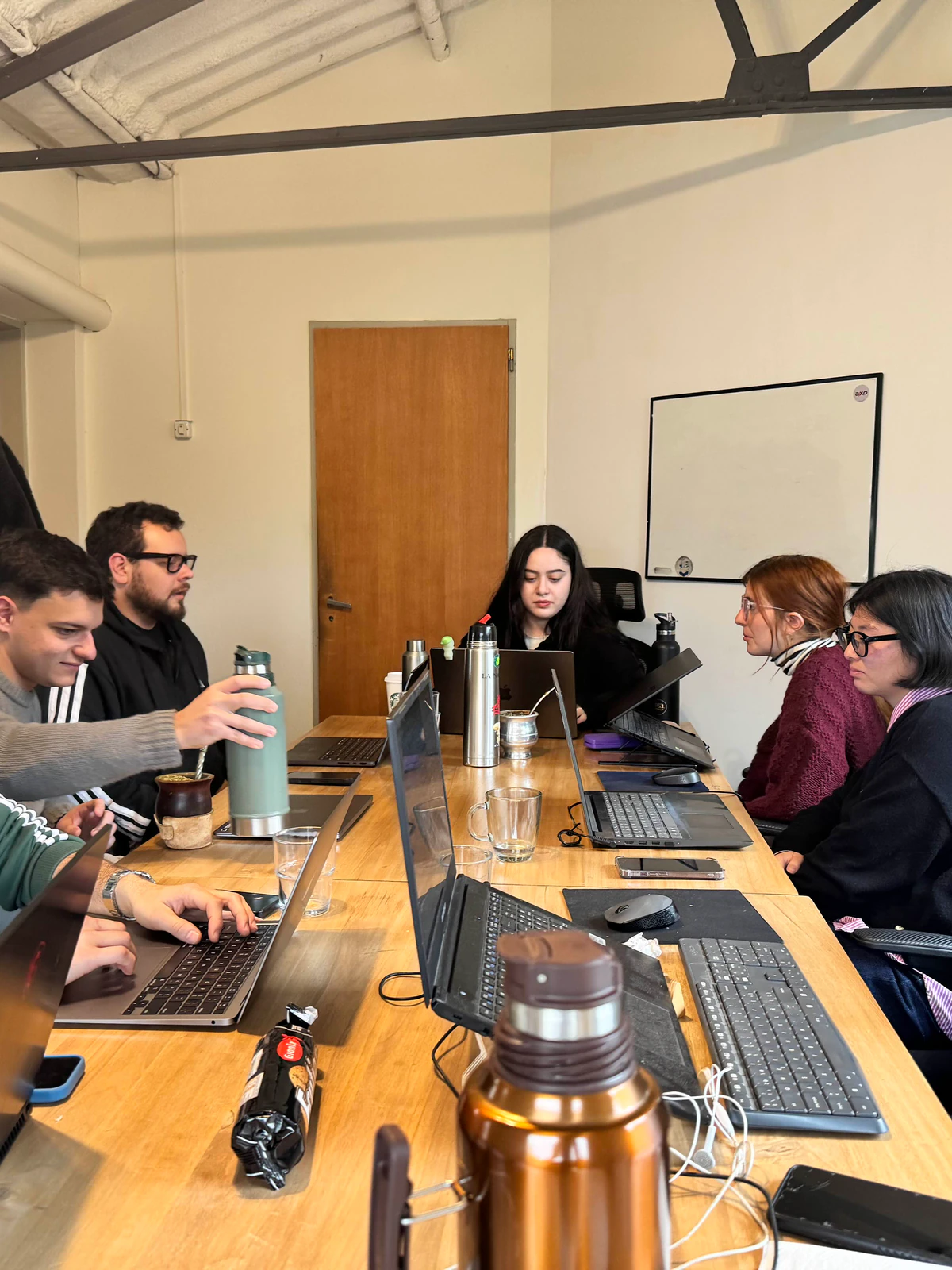 Team working at the office