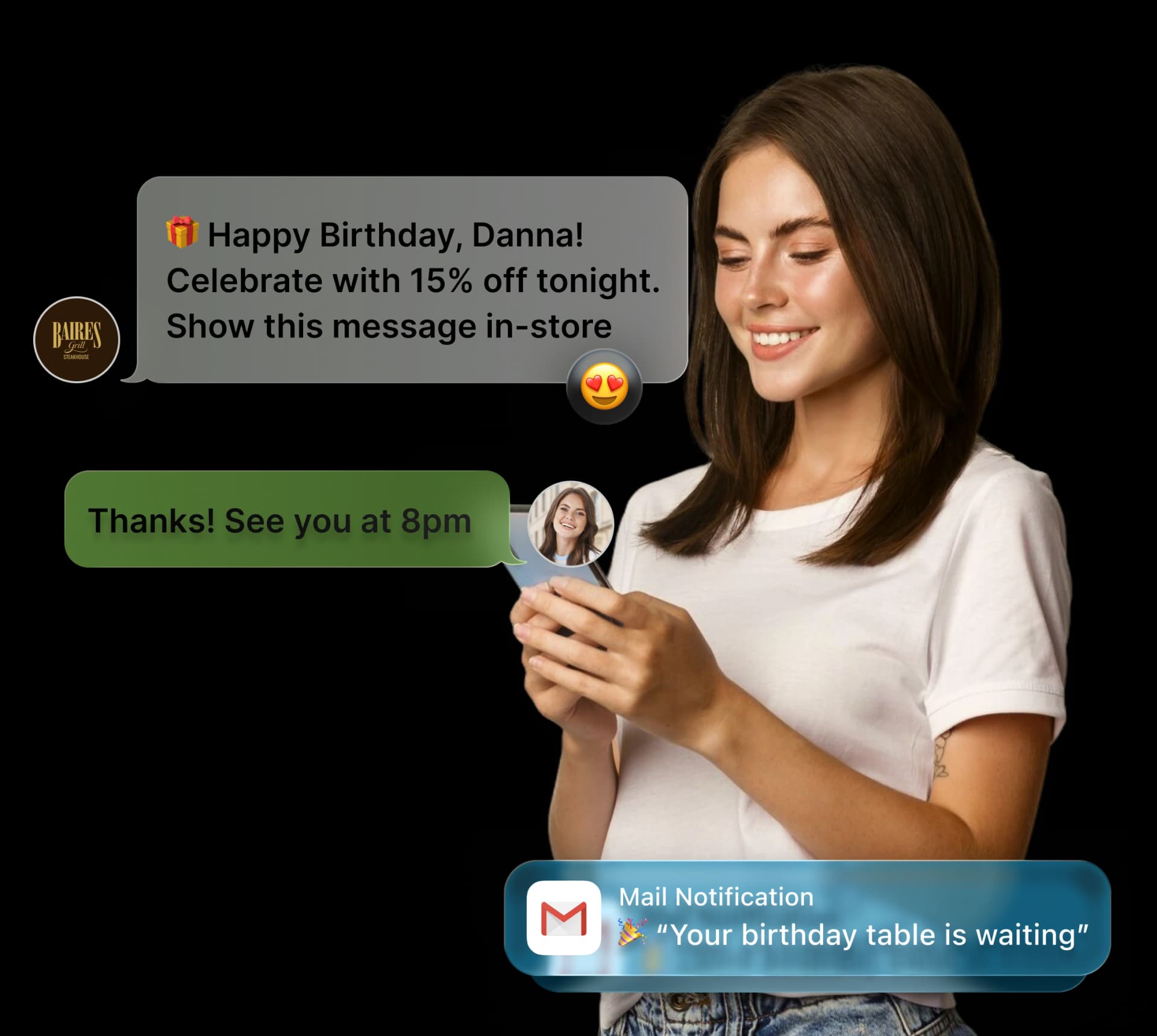 Email and SMS marketing for restaurants