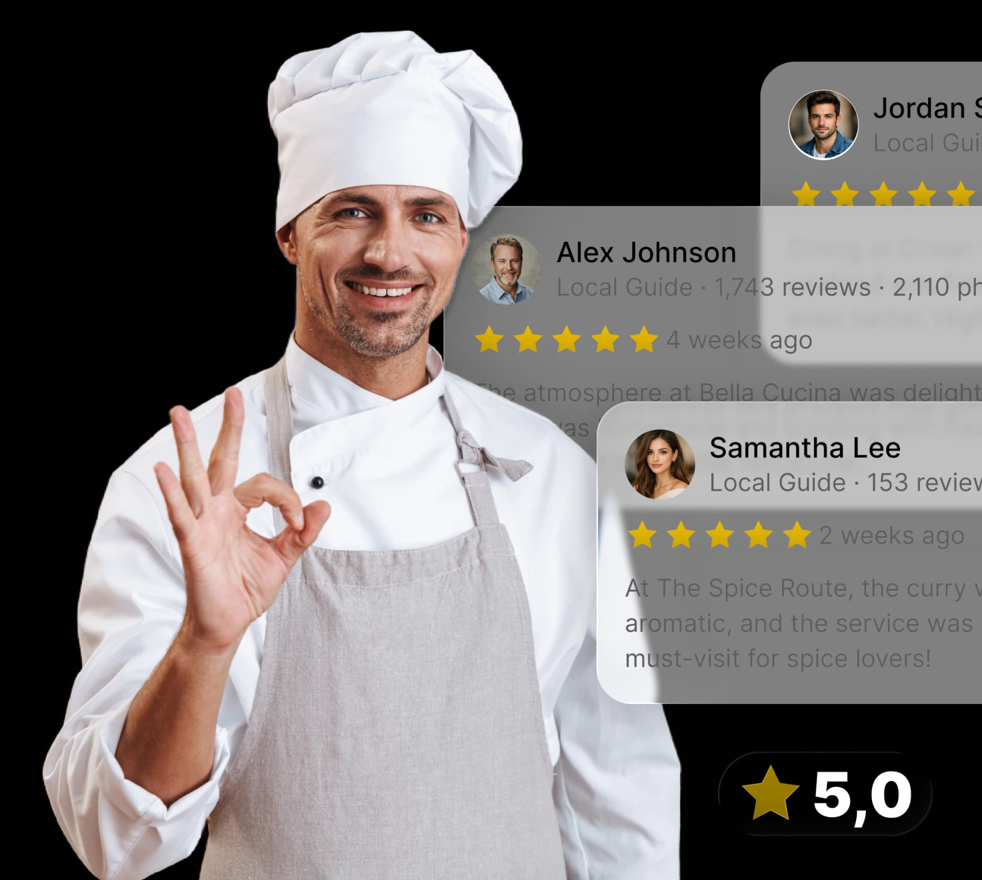 Online reputation management for restaurants