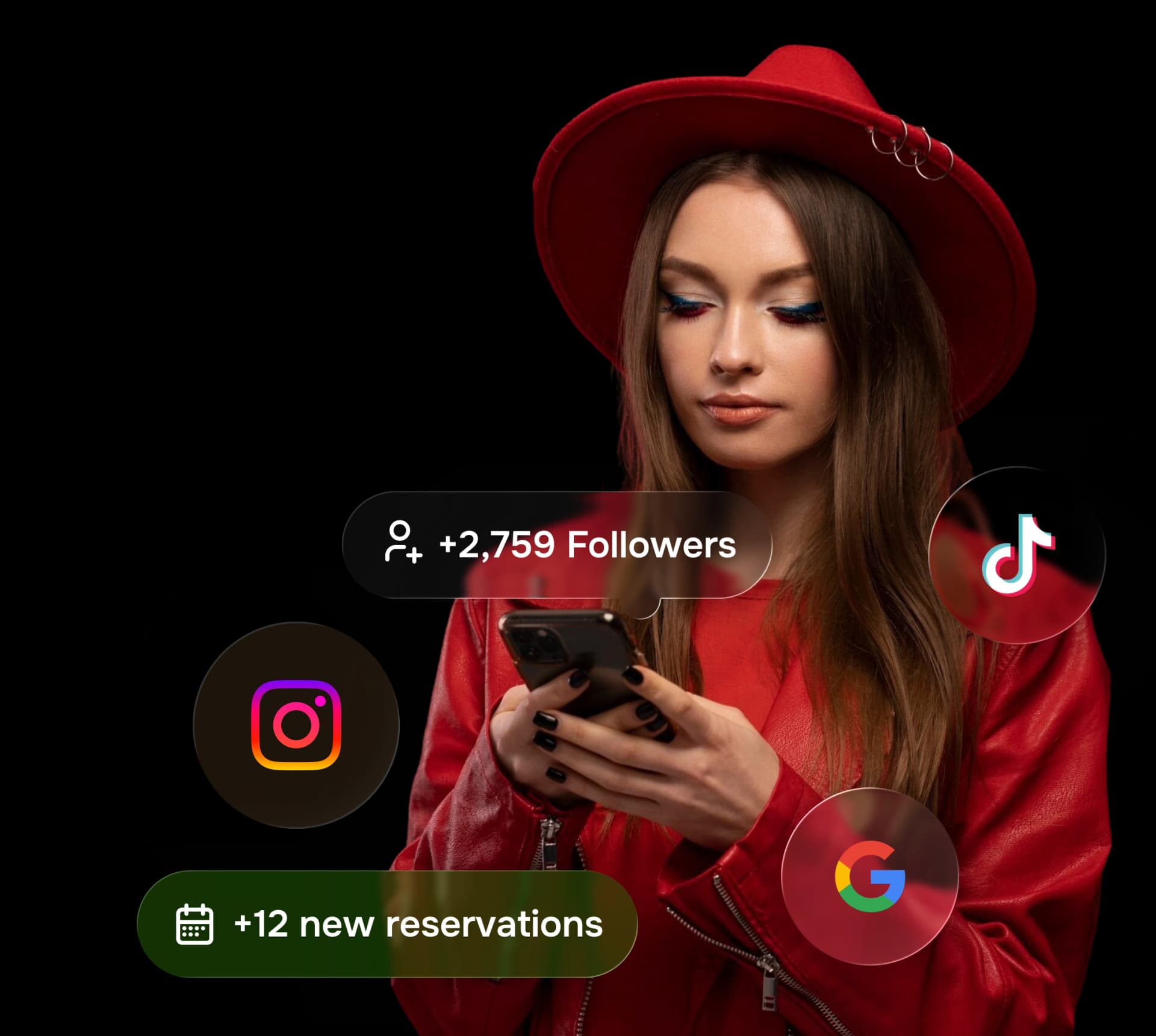 Social media management for restaurants